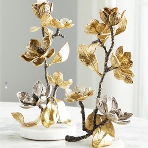 Michael Aram Vintage Bloom Candleholders set of 2.